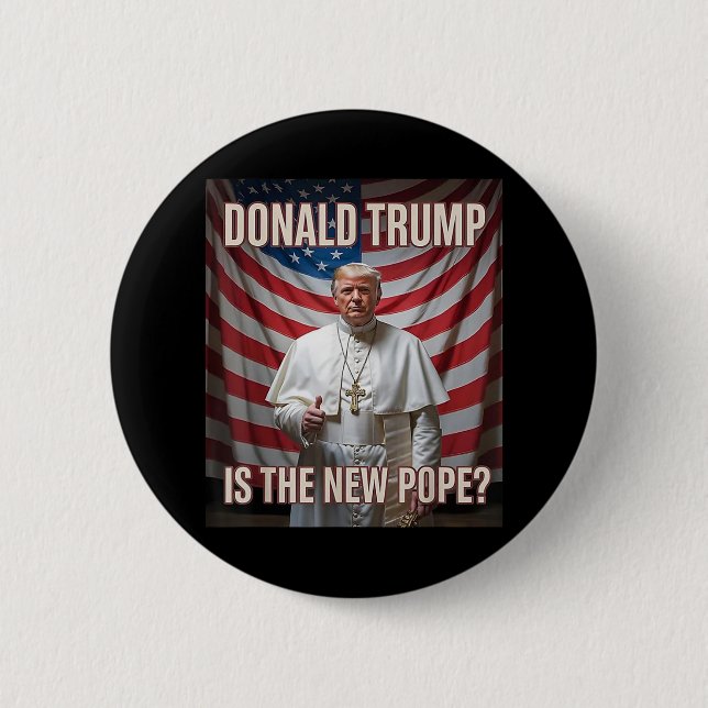 Donald Trump är den nya påven Knapp (Framsida)