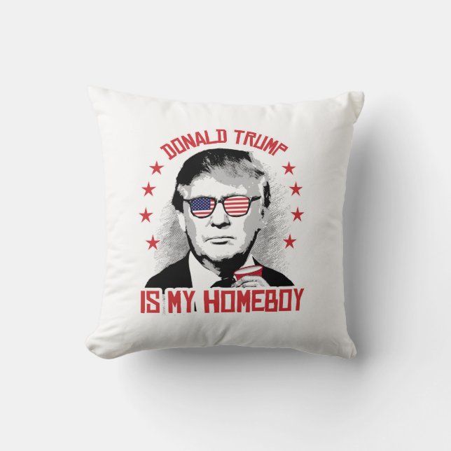 Donald Trump är min Homeboy Kudde (Framsida)
