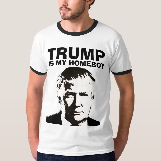 DONALD TRUMP ÄR MIN HOMEBOY T-SHIRTS 2020! (Framsida)