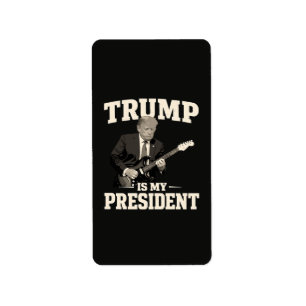Donald Trump är min president Adressetikett