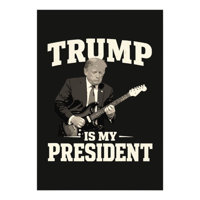 Donald Trump är min president Fototryck (Framsidan)