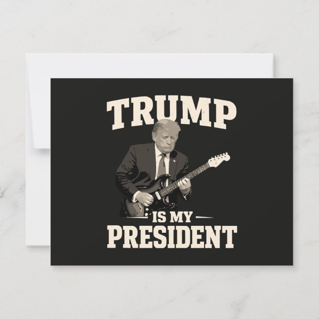 Donald Trump är min president Inbjudningar (Baksida)