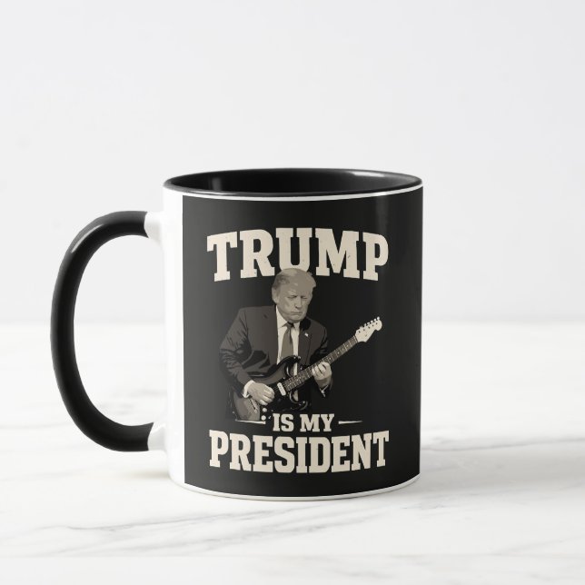 Donald Trump Är Min President Mugg (Vänster)