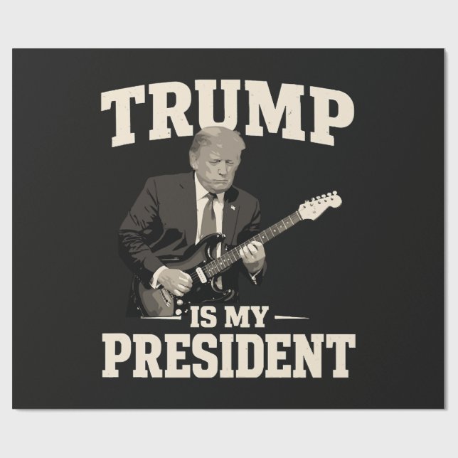Donald Trump är min president Presentpapper (Platt)