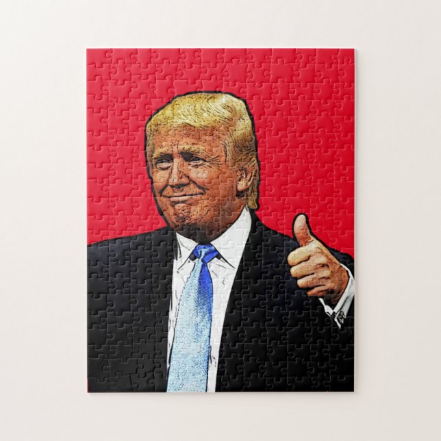 DONALD TRUMP ART JIGSAW PUZZLES PUSSEL (Vertikal)