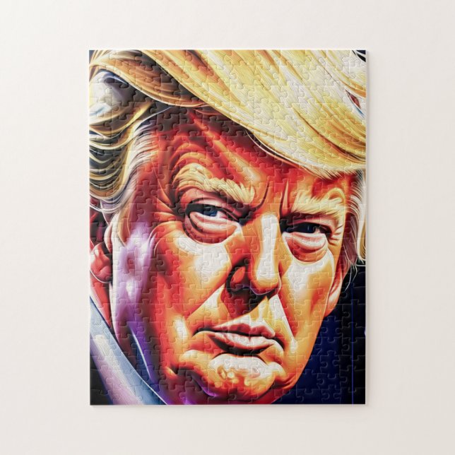 DONALD TRUMP ART JIGSAW PUZZLES PUSSEL (Vertikal)