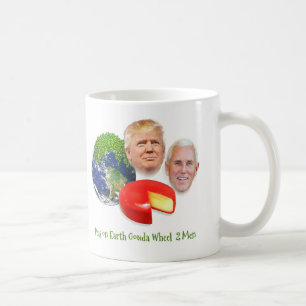 Donald Trump ärtor på jordGouda rullar 2 manar Kaffemugg