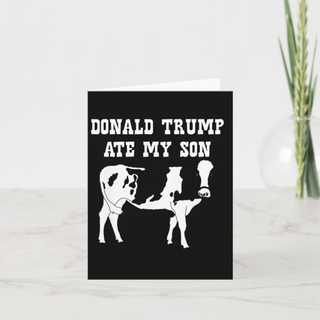 Donald Trump Ate Min son Kort (Framsida)