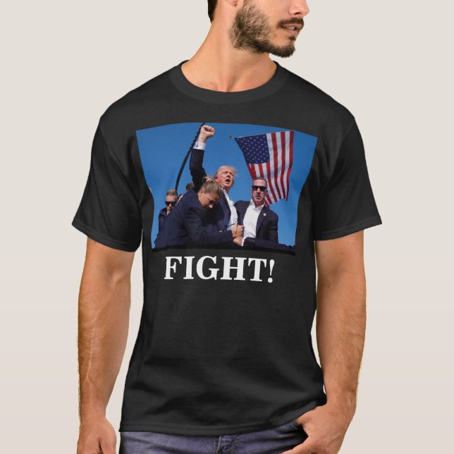 Donald Trump-attentat T Shirt (Framsida)