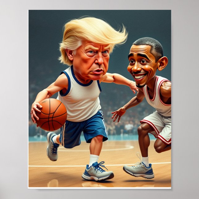 Donald Trump Barack Obama Poster (Framsidan)