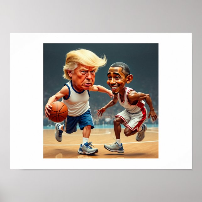 Donald Trump Barack Obama Poster (Framsidan)