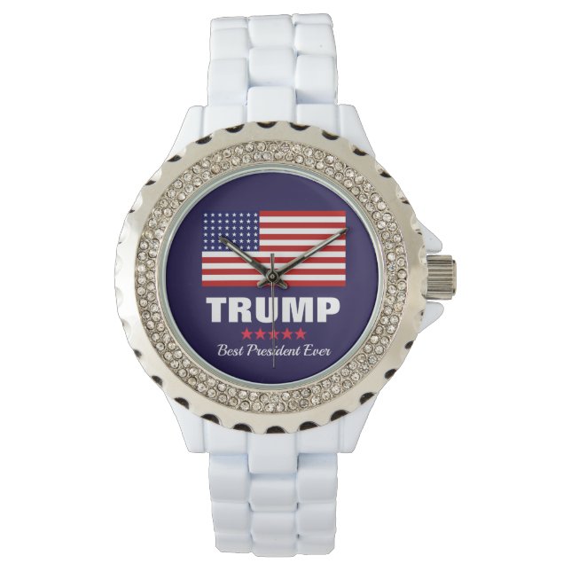 DONALD TRUMP BÄSTA PRESIDENT NÅGONSIN KLICKA ARMBANDSUR (Framsida)