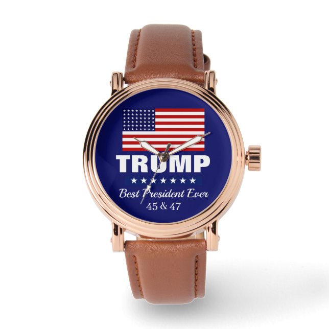 DONALD TRUMP BÄSTA PRESIDENT NÅGONSIN KLICKA ARMBANDSUR (Framsida)