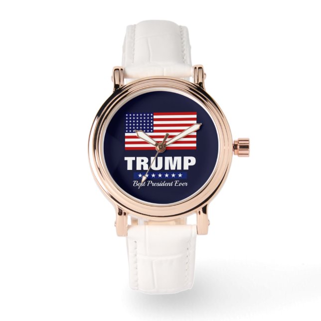 DONALD TRUMP BÄSTA PRESIDENT NÅGONSIN KLICKA ARMBANDSUR (Framsida)