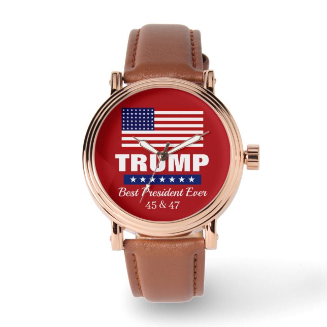 DONALD TRUMP BÄSTA PRESIDENT NÅGONSIN KLICKA ARMBANDSUR (Framsida)