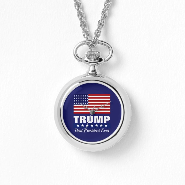 DONALD TRUMP BEST PRESIDENT EVER NECKLACE WATCH ARMBANDSUR (Framsida)