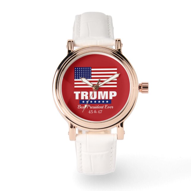 DONALD TRUMP BEST PRESIDENT EVER WATCH ARMBANDSUR (Framsida)