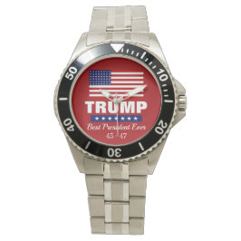 DONALD TRUMP BEST PRESIDENT EVER WATCH ARMBANDSUR