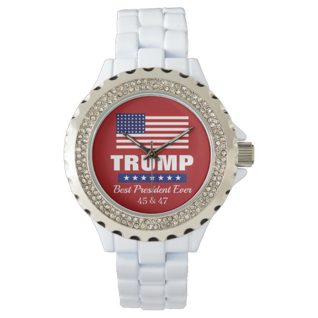 DONALD TRUMP BEST PRESIDENT EVER WATCH ARMBANDSUR (Framsida)