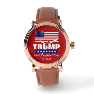 DONALD TRUMP BEST PRESIDENT EVER WATCH ARMBANDSUR
