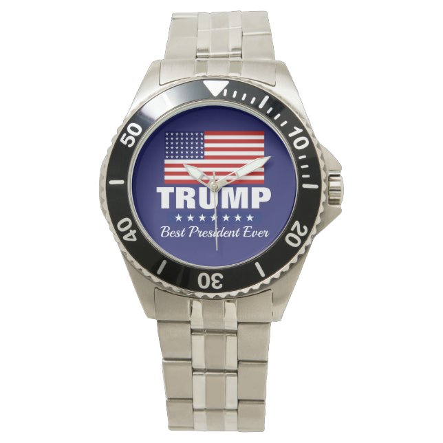 DONALD TRUMP BEST PRESIDENT NÅGONSIN ARMBANDSUR (Framsida)