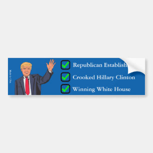 Donald Trump bildekal