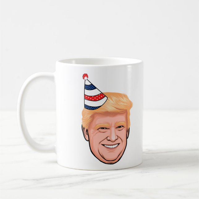 DONALD TRUMP BIRTHDAG KAFFEMUGG (Vänster)