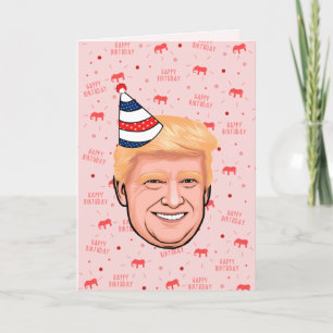 DONALD TRUMP BIRTHDAG KORT