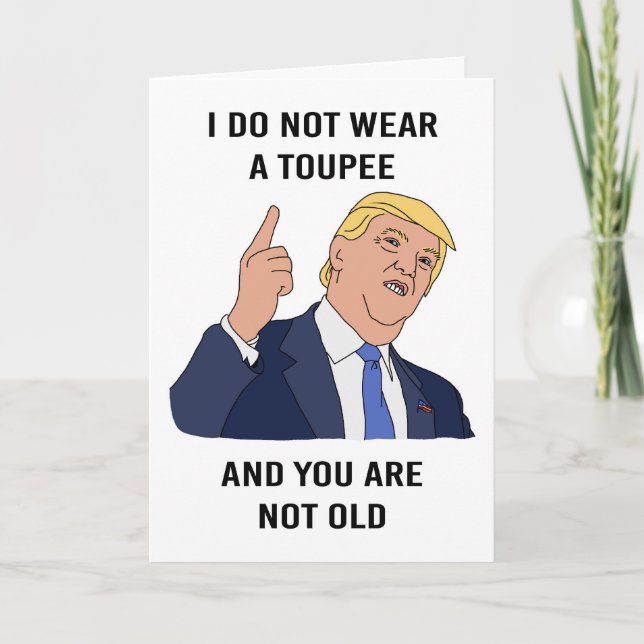 Donald Trump Birthday Card Kort (Framsida)