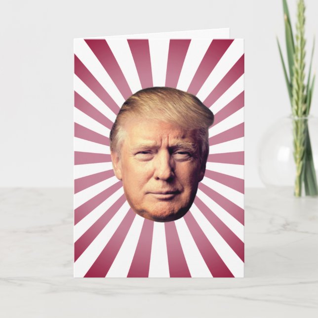 DONALD TRUMP BIRTHDAY Card Kort (Framsida)