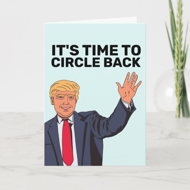 DONALD TRUMP BIRTHDAY GREETDS CARDS KORT (Framsida)
