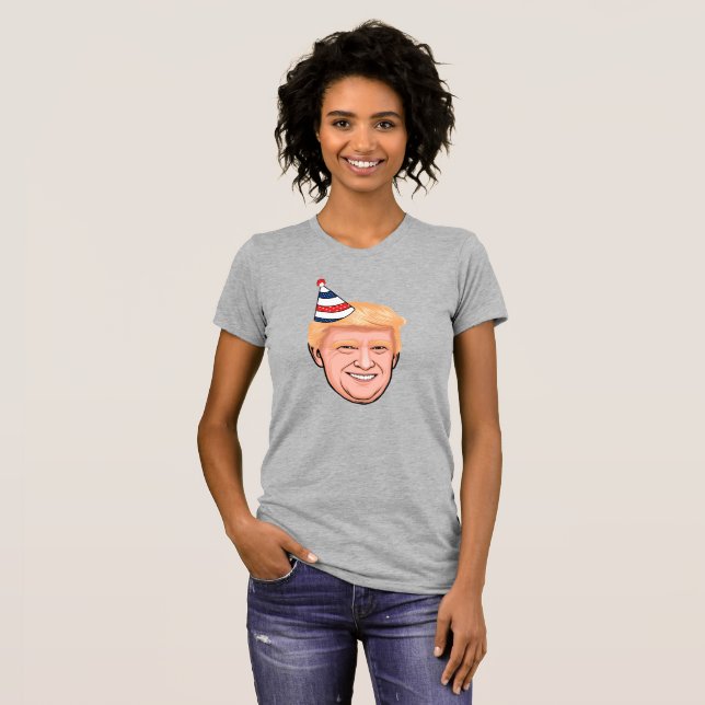 DONALD TRUMP BIRTHDAY T SHIRT (Hel framsida)