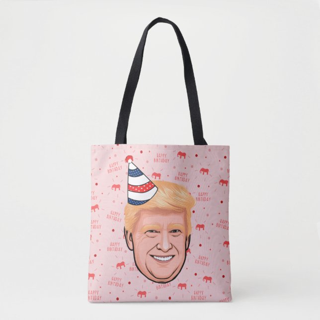 DONALD TRUMP BIRTHDAY TYGKASSE (Framsida)