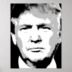 DONALD TRUMP BLOCK DESIGN POSTER
