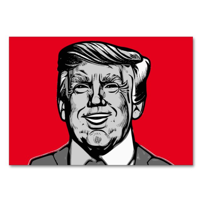 DONALD TRUMP BORDSNUMMER (Framsidan)