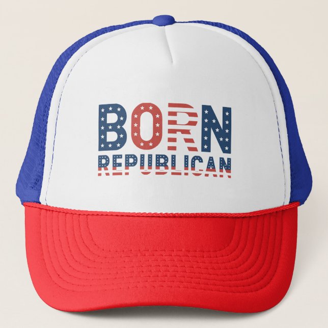 Donald Trump "Born Republican" Keps (Framsida)