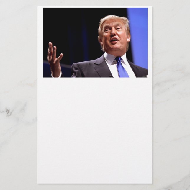 Donald Trump Brevpapper (Framsida)