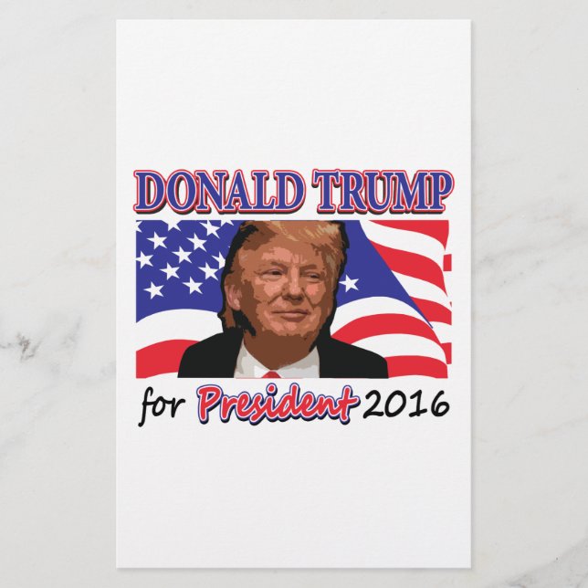 Donald Trump Brevpapper (Framsida)