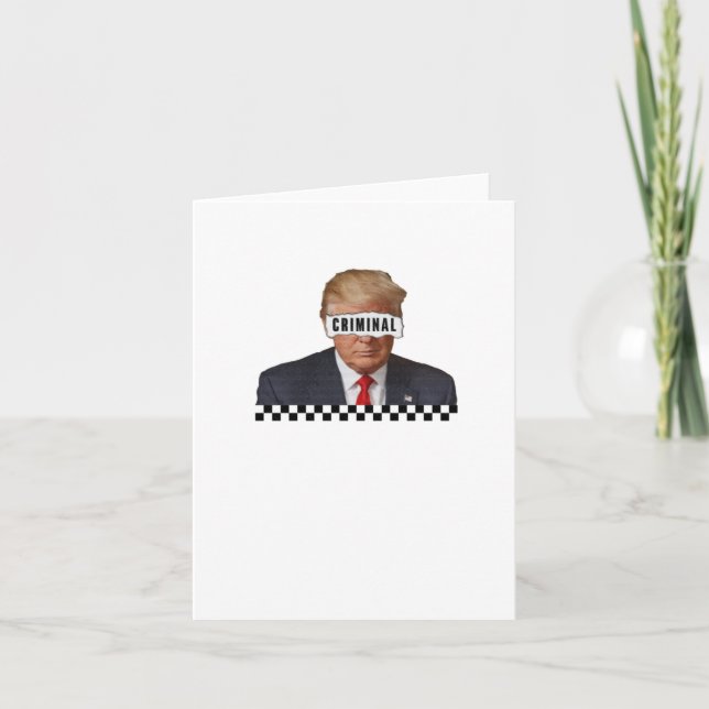 Donald Trump - brottmål Kort (Framsida)