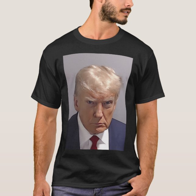 Donald Trump Brottsfotografi T Shirt (Framsida)