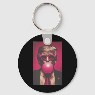 Donald Trump Bubble Gum 2024 Nyckelring