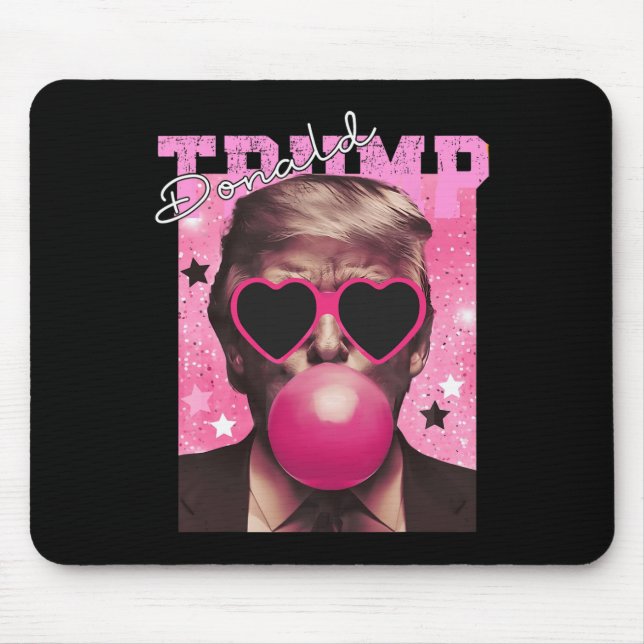 Donald Trump Bubble Gum Rosa Sungles Musmatta (Framsidan)