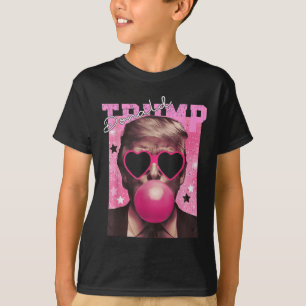 Donald Trump Bubble Gum Rosa Sungles T Shirt