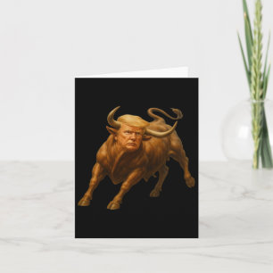 Donald Trump Bull Shirt - Vild med president Trum Kort