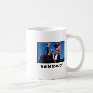 Donald Trump Bulletsecure 2024 Presidentens kandid Kaffemugg
