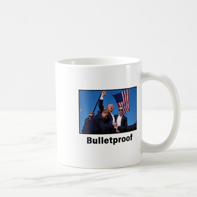Donald Trump Bulletsecure 2024 Presidentens kandid Kaffemugg (Höger)