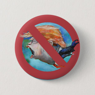 Donald Trump Button alias "Grund Feeder" Knapp