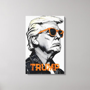 Donald Trump Canvastryck