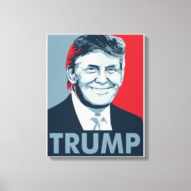 Donald Trump Canvastryck (Framsida)
