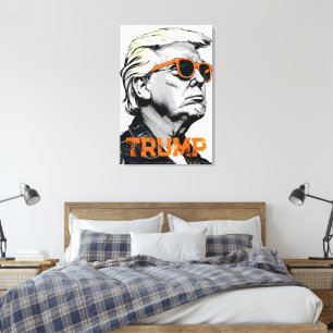Donald Trump Canvastryck